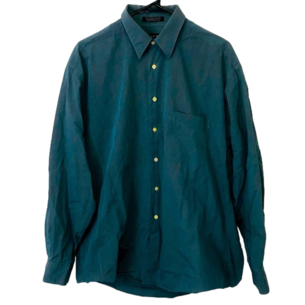 BRANDINI Teal Long Sleeve Button Up